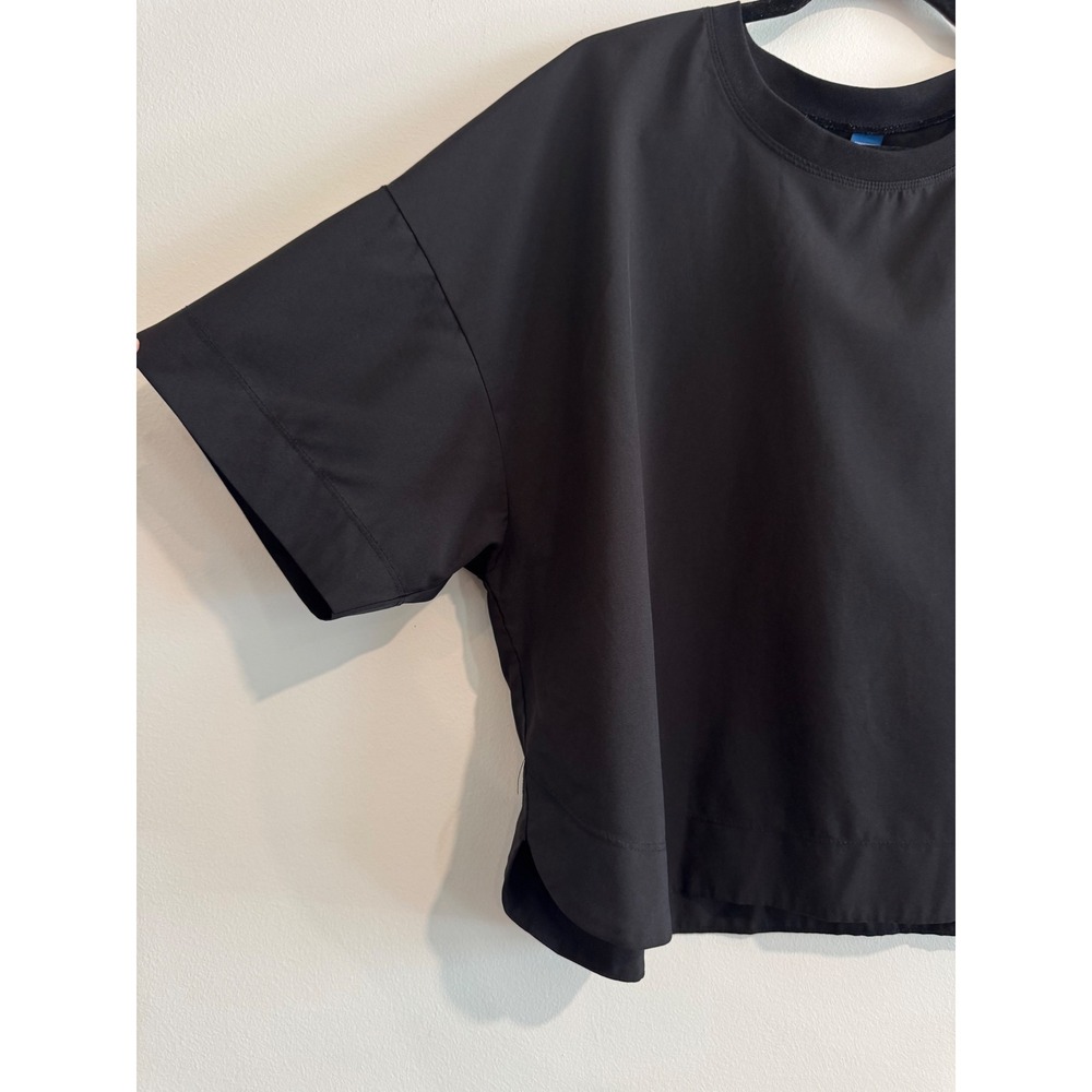 Old Navy StretchTech Boxy T-Shirt Womens XL Black Moisture‎ Wicking Top - Picture 3 of 8
